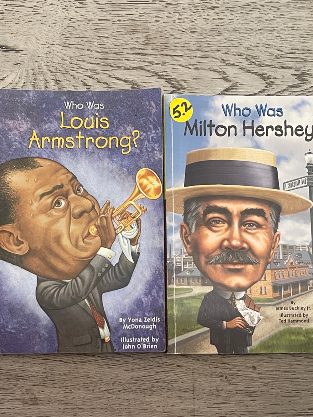 Who Was? Louis Armstrong & Milton Hershey (Children's Biography Pair)